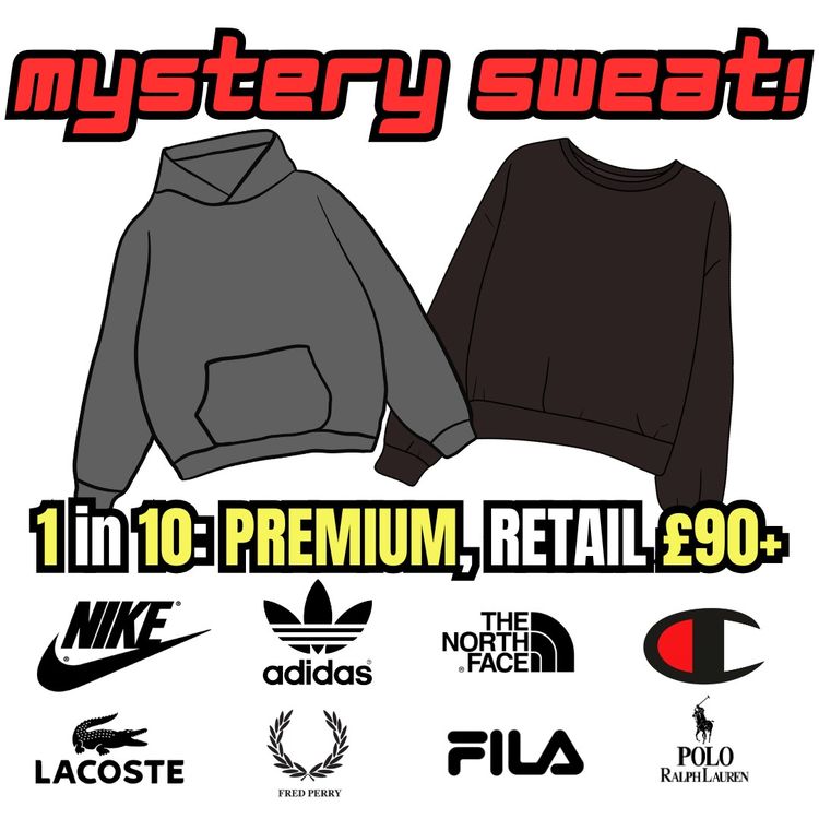 1 X Mystery Sweatshirt/Hoodie!